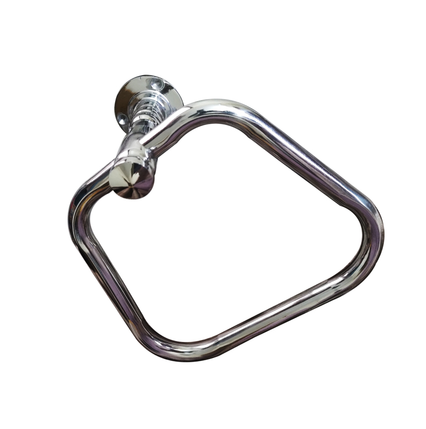Picture of Stainless Steel Triangle Towel Ring Holder For Bathroom & Kitchen - 7 x 8.5 inch - Steel