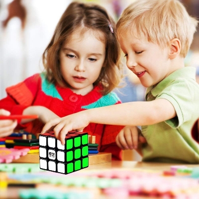 Picture of Multicolor Rubix Cube 3x3x3 Puzzle Game Toy - 5.6 CM - Multicolor