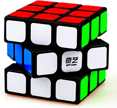 Picture of Multicolor Rubix Cube 3x3x3 Puzzle Game Toy - 5.6 CM - Multicolor