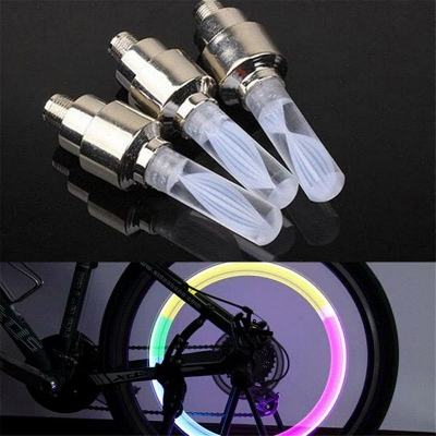 Picture of 2pcs Bicycle Wheel Decorative LED 7 Colors Flashing Light - Multicolor