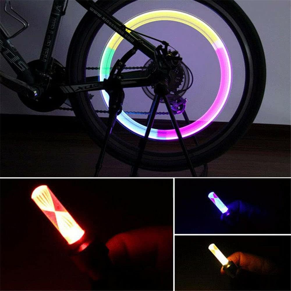 Picture of 2pcs Bicycle Wheel Decorative LED 7 Colors Flashing Light - Multicolor