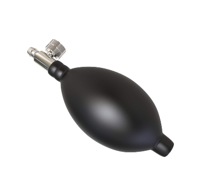 Picture of Manual Inflation Blood Pressure Latex Bulb With Air Release Valve - Multi-color - Black