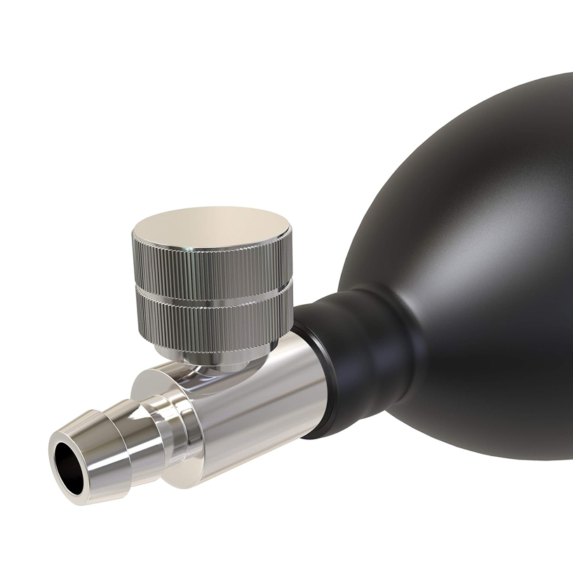 Picture of Manual Inflation Blood Pressure Latex Bulb With Air Release Valve - Multi-color - Black