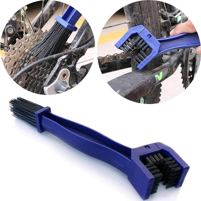 Picture of Best Durable Motorcycle Chain Cleaner Brush - Motorcycle/Bike/Cycle Chain Maintenance Chain Cleaning Brush - Multicolor