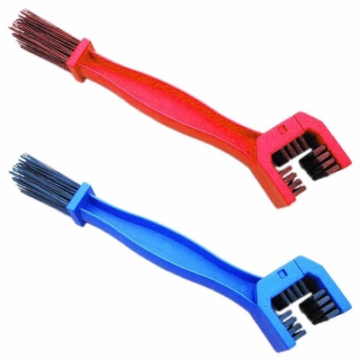 Picture of Best Durable Motorcycle Chain Cleaner Brush - Motorcycle/Bike/Cycle Chain Maintenance Chain Cleaning Brush - Multicolor