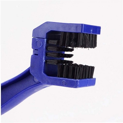 Picture of Best Durable Motorcycle Chain Cleaner Brush - Motorcycle/Bike/Cycle Chain Maintenance Chain Cleaning Brush - Multicolor