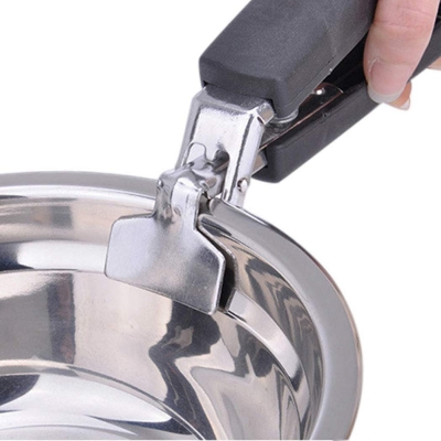 Picture of Stainless Steel Bowl Clipper Anti Scald Multipurpose Pan Tong Bowl Gripper Kitchen Tool - Multicolor