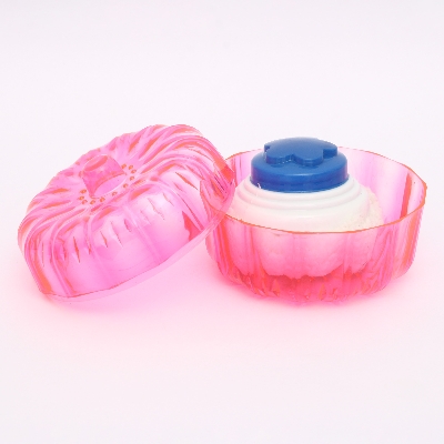 Picture of Multicolor Powder Puff Sponge Box Case Container - Multicolor