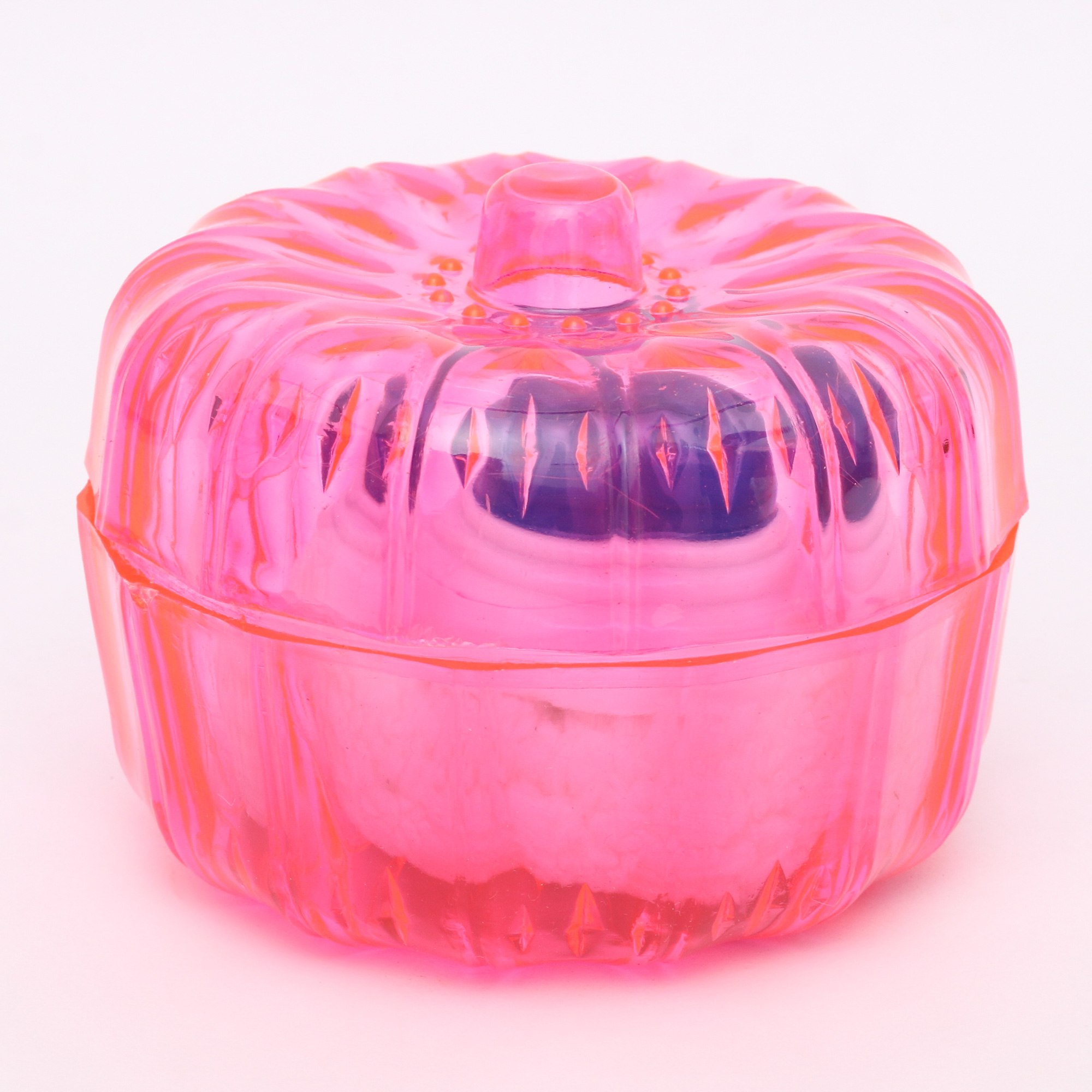 Picture of Multicolor Powder Puff Sponge Box Case Container - Multicolor