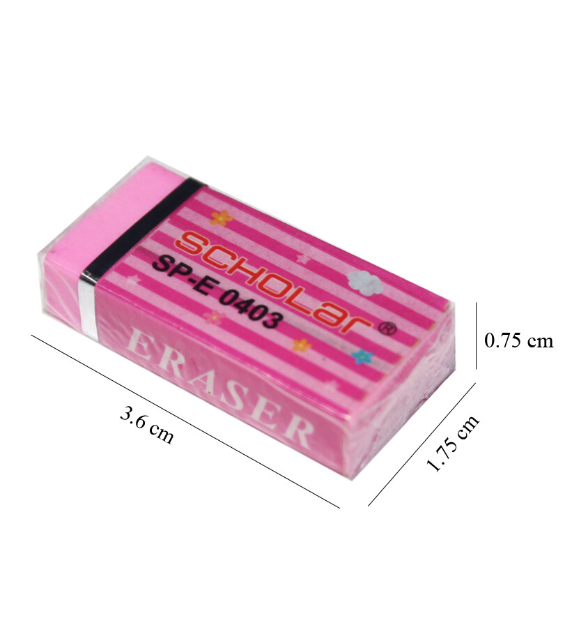 Picture of 5pcs Scholar Soft Colored Pencil Eraser - Multi-color - Multicolor
