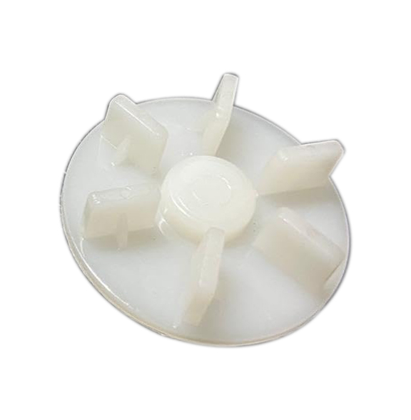 Picture of Six Teeth White Plastic Mixer Grinder Jar Coupler Suitable for All Jar Mixer Grinders - White