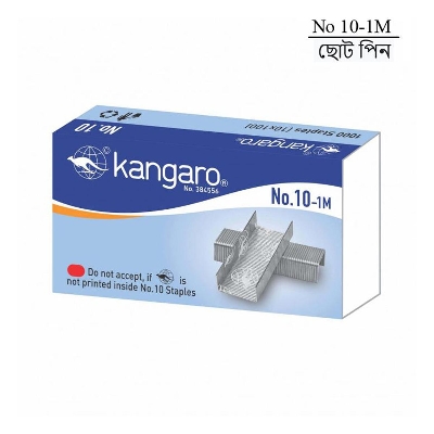 Picture of 1 Box Kangaro Small Size Stapler Pin No 10-1M - Silver