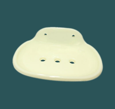 Picture of White Wall Mounted Melamine Soap Case - 1pcs - White