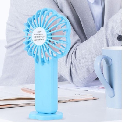 Picture of Multi-color Mini USB Lithium Battery Rechargeable Hand Fan - Multicolor