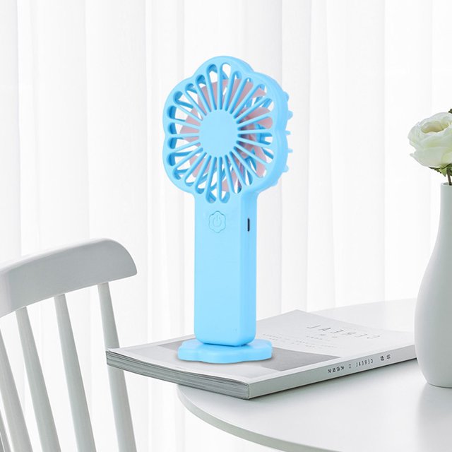 Picture of Multi-color Mini USB Lithium Battery Rechargeable Hand Fan - Multicolor
