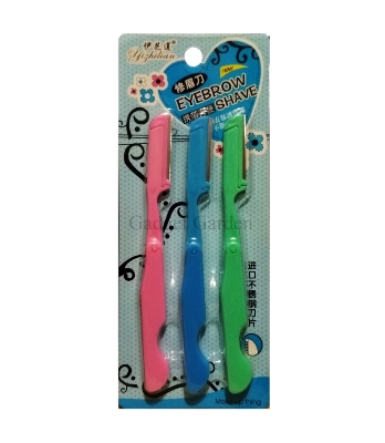 Picture of Professional Eyebrow Shaver and Face Hair Removal Razor - 3 Pcs Pack - Multicolor