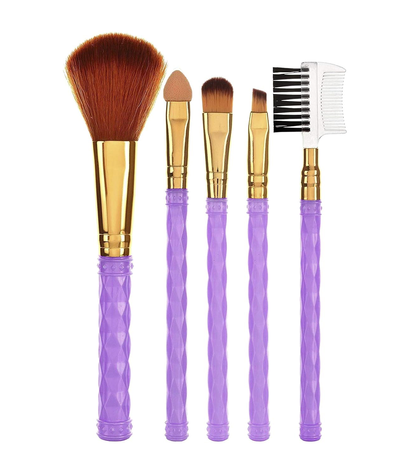 Picture of Professional Exmon Makeup Brushes Set for Women and Girl - 5pcs - Multicolor