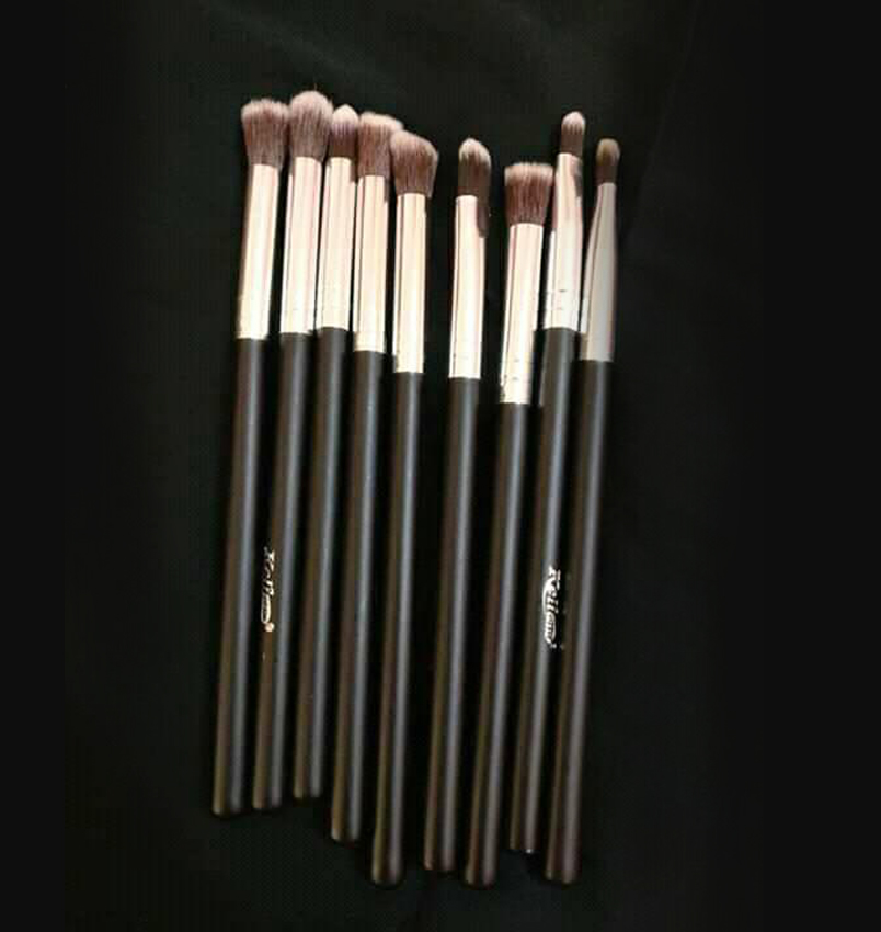 Picture of Keli – Professional Eye Makeup Brush Set With Storage Box – 9pcs - Multicolor