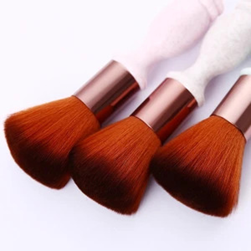 Picture of Foundation Single Marbling Makeup Brush - Multicolor - Multicolor