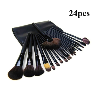 Picture of Professional Cosmetic Makeup Brush Set - Pack of 24 Pieces - Multicolor