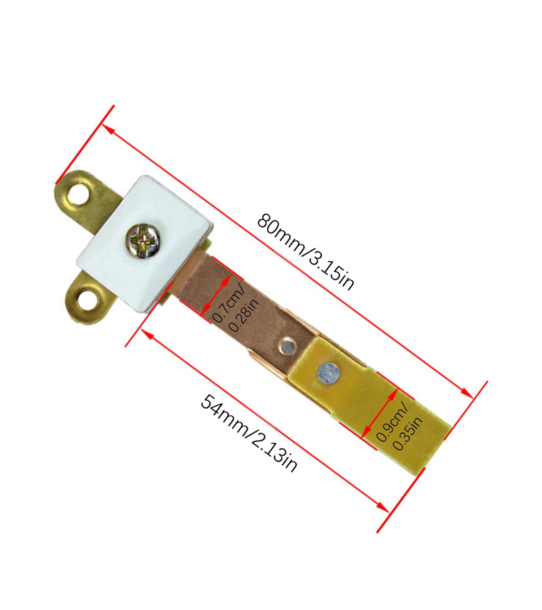 Picture of 1pcs Rice Cooker Copper Contact Iron Foot Temperature Control T-switch - Multicolor