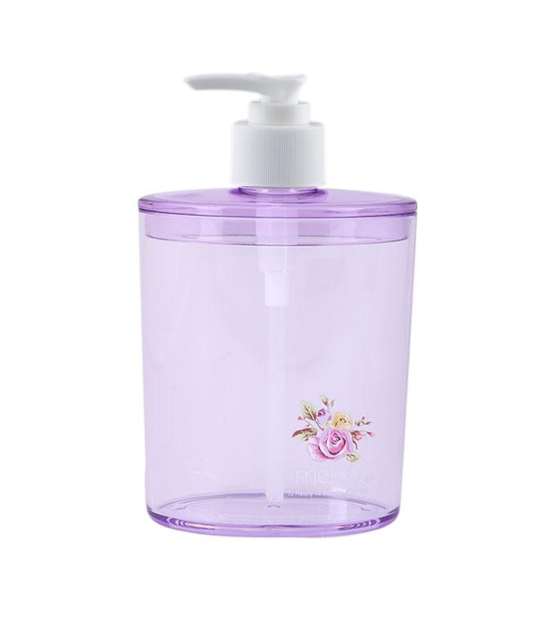 Picture of Rose Garden Multi Color Soap, Liquid, Shampoo and Hand Wash Dispenser Plastic Bottle - 420 ML - Multicolor