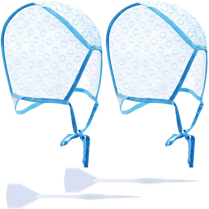 Picture of Reusable Hair Coloring Highlighting Cap with Hook - Multicolor