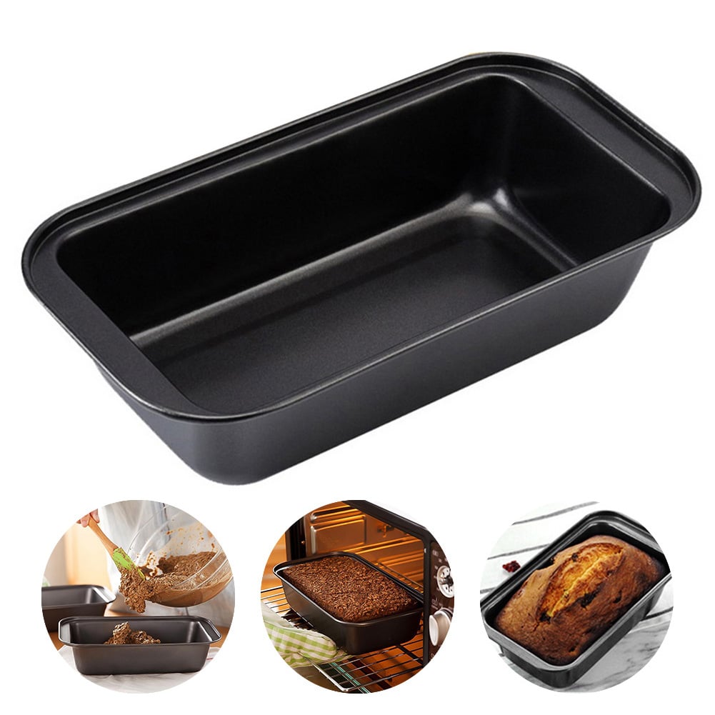Picture of Cake Mold / Nonstick Carbon Steel Rectangle Homemade Bread Loaf Cake Baking Bread Pan Tray - 6 Inch - Multicolor