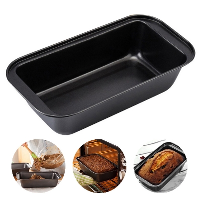 Picture of Cake Mold / Nonstick Carbon Steel Rectangle Homemade Bread Loaf Cake Baking Bread Pan Tray - 6 Inch - Multicolor