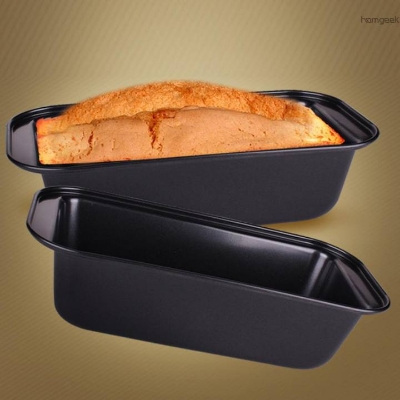 Picture of Cake Mold / Nonstick Carbon Steel Rectangle Homemade Bread Loaf Cake Baking Bread Pan Tray - 6 Inch - Multicolor