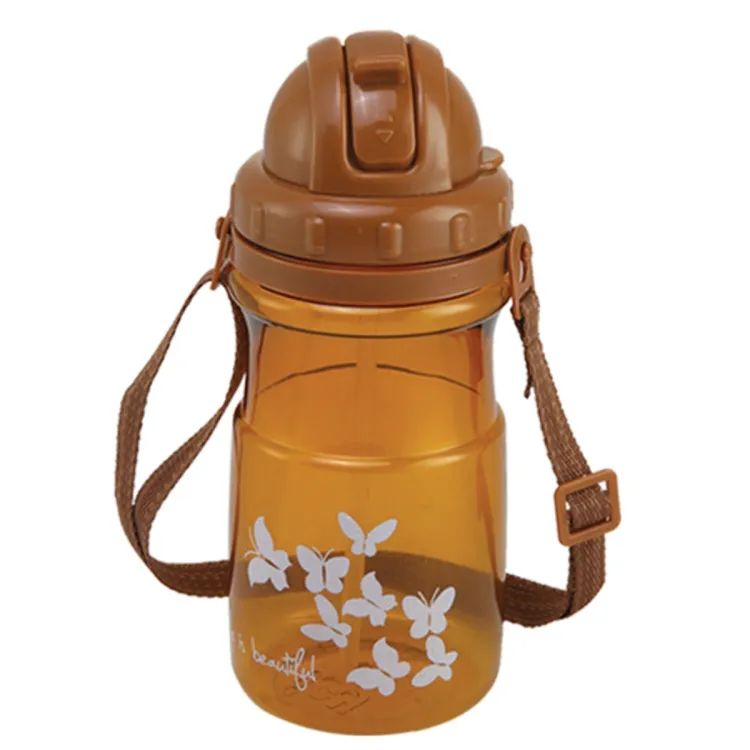 Picture of Happy Kiddo Plastic Multi-color Water Bottle - 450ML - Multicolor