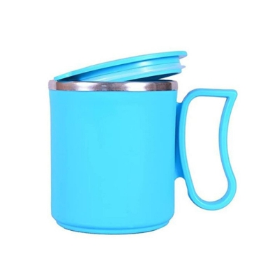 Picture of 1pcs Stainless Steel Stylist Traveling Coffee Mug Cup - 300 ML - Multicolor
