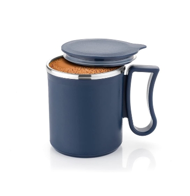 Picture of 1pcs Stainless Steel Stylist Traveling Coffee Mug Cup - 300 ML - Multicolor