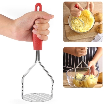 Picture of Potato Masher / Pressed Potato Crusher / Alu Vorta With Long Handel - Multicolor