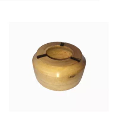 Picture of Round Wooden Premium Decorative Ashtray Ash Holder - Wooden