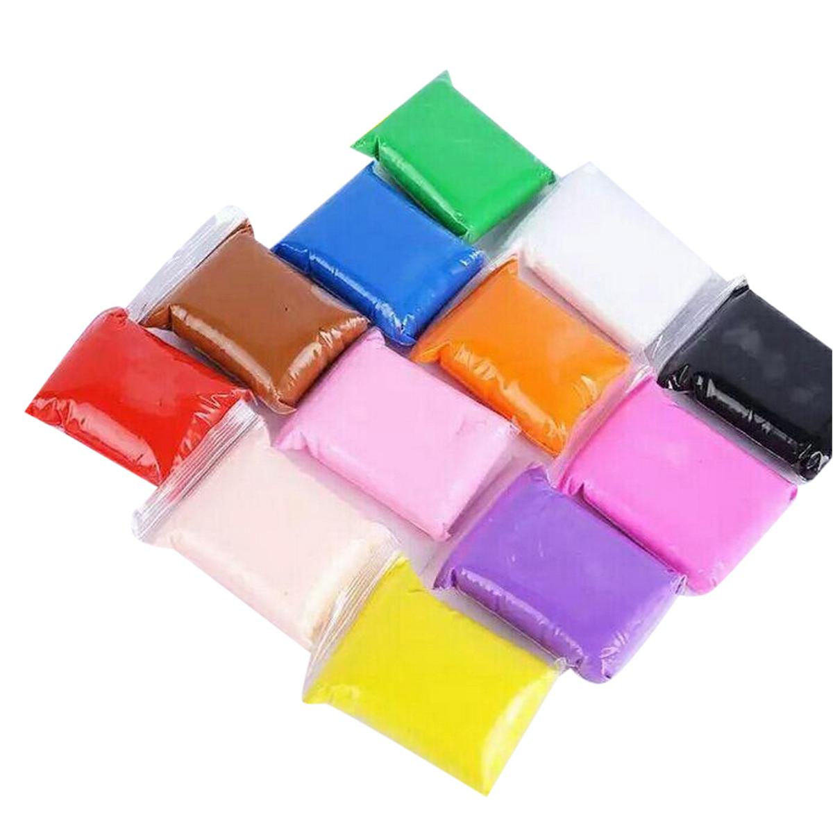 Picture of 12 Colors Soft Super Light Clay Modeling Air Dry Clay For DIY Handmade Toys - Multicolor