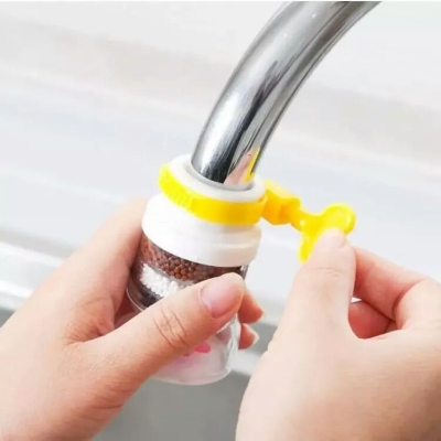 Picture of 360 Rotation Kitchen Sink Faucet Extender Spouts Sprayers Shower Tap Water Purifier Nozzle Purifier Bubbler Water Saving Filter - Multicolor