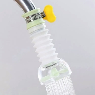 Picture of 360 Rotation Kitchen Sink Faucet Extender Spouts Sprayers Shower Tap Water Purifier Nozzle Purifier Bubbler Water Saving Filter - Multicolor
