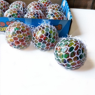 Picture of Hand Squishy Vent Ball-Magic Ball-Rainbow Grape Ball - 1pcs - Multicolor