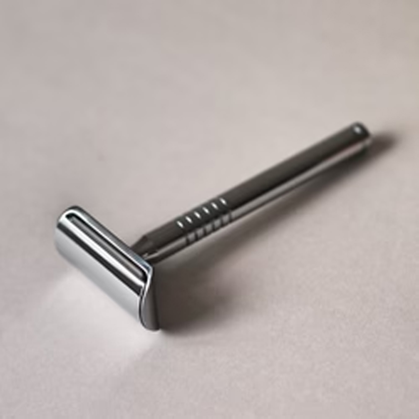 Picture of Stainless Steel 2 in 1 Double Edge Men's Comfortable Safety Shaving Razor - Multicolor