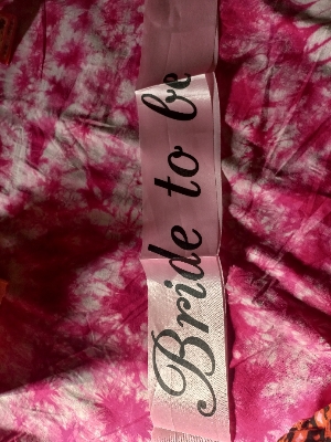 Picture of Bride To Be Sash / Bride To Be Party Sash for Girls and Womans - 1pcs - Multicolor
