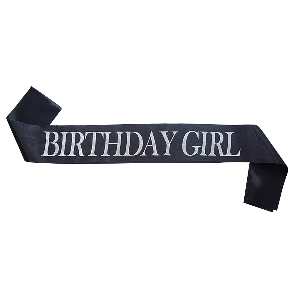 Picture of Birthday Girl Sash - Birthday Sash Birthday Party Favors, Supplies and Decorations - 1pcs - Multicolor