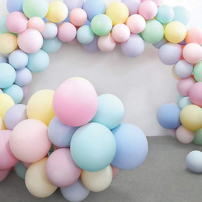 Picture of 10pcs Multicolor Pastel Balloons (Macaron Balloon) - 15 Pieces - Multicolor