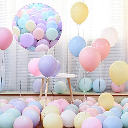 Picture of 10pcs Multicolor Pastel Balloons (Macaron Balloon) - 15 Pieces - Multicolor