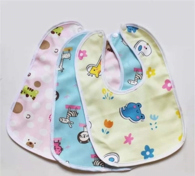 Picture of 2pcs Very Soft Waterproof  Baby Neck Bibs for Baby Safety - Multicolor