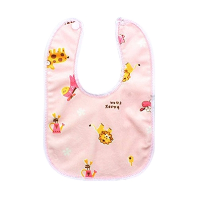 Picture of 2pcs Baby Cotton Bibs High Quality Double Layers Waterproof - Multi-color - Multicolor