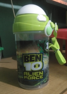 Picture of Ben 10 Alien Force Plastic Multi-color Water Bottle - 450ML - Multicolor
