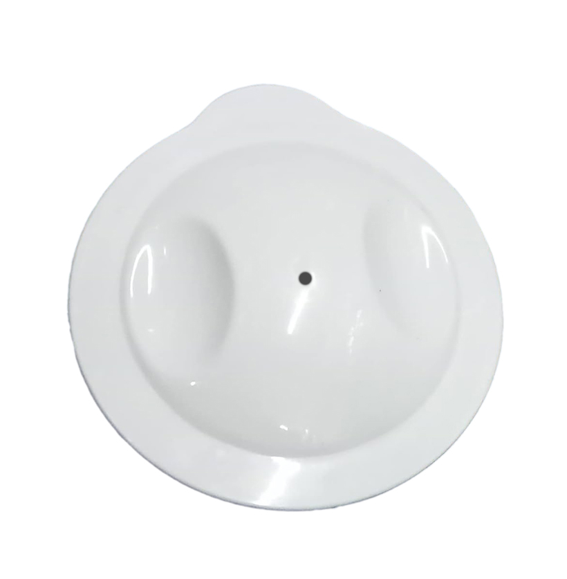 Picture of 1pcs Small White Plastic Mixer Grinder Jar Lid - Diameter: 9.2 cm