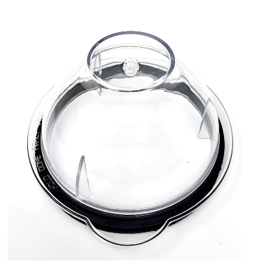 Picture of 1pcs Large White Plastic Mixer Grinder Jar Lid With Gasket - Diameter: 12.6 cm