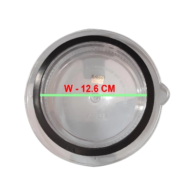 Picture of 1pcs Large White Plastic Mixer Grinder Jar Lid With Gasket - Diameter: 12.6 cm